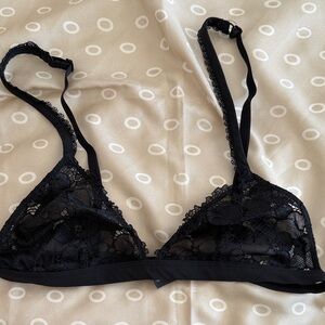 La Perla Black Lace Triangle Bra